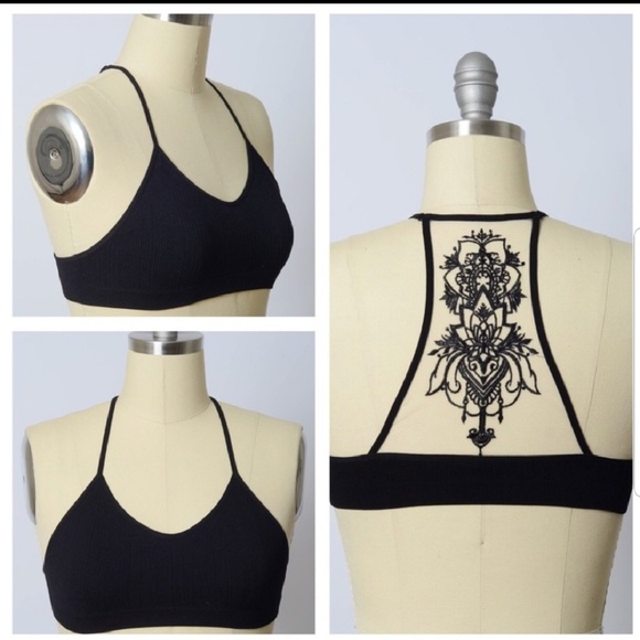 Bralette. New black mesh bralette - Picture 2 of 4